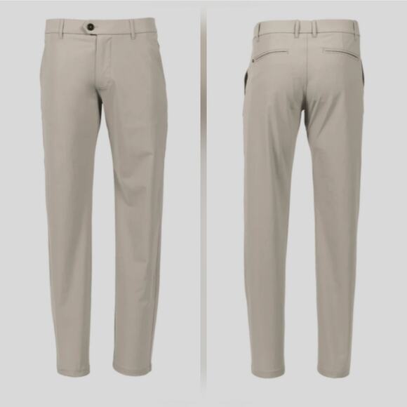 Greyson Montauk Sport Trouser Tailored Fit Performance Pants Riverstone 36x30 - Picture 9 of 11